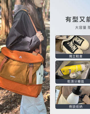 大容量手提斜背行李袋