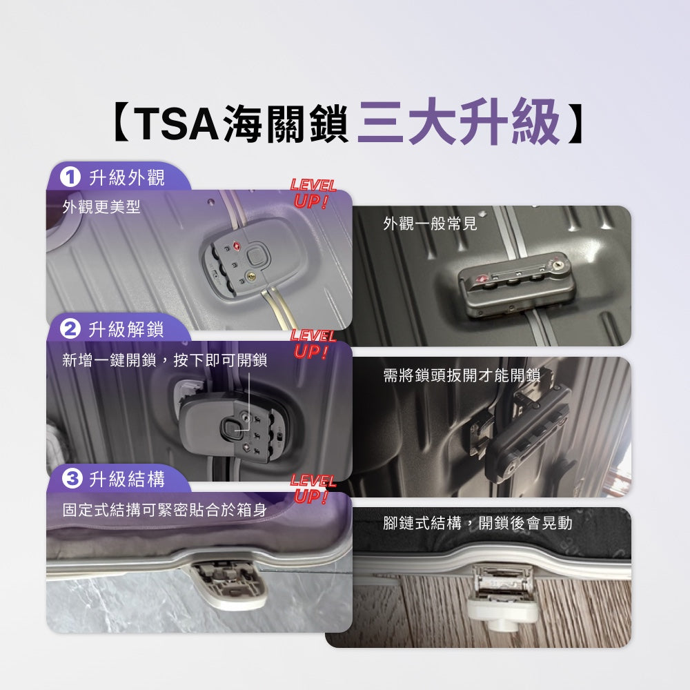 抗壓鋁框行李箱
