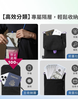 RFID輕量化大容量小潮包