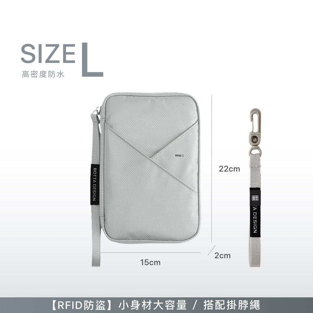 RFID多夾層防盜護照包