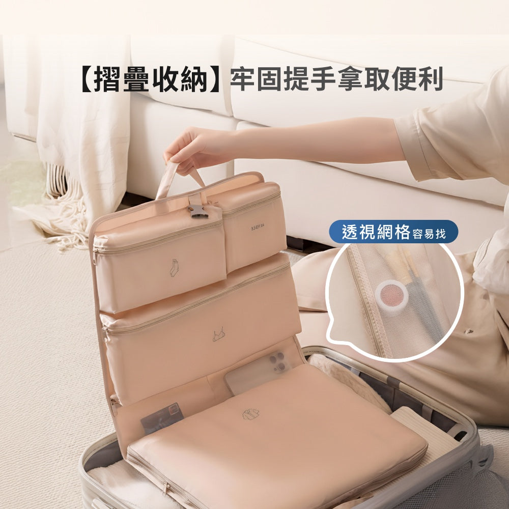 懸掛式衣物壓縮收納袋