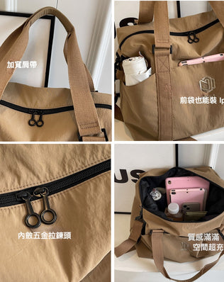 大容量質感行李袋