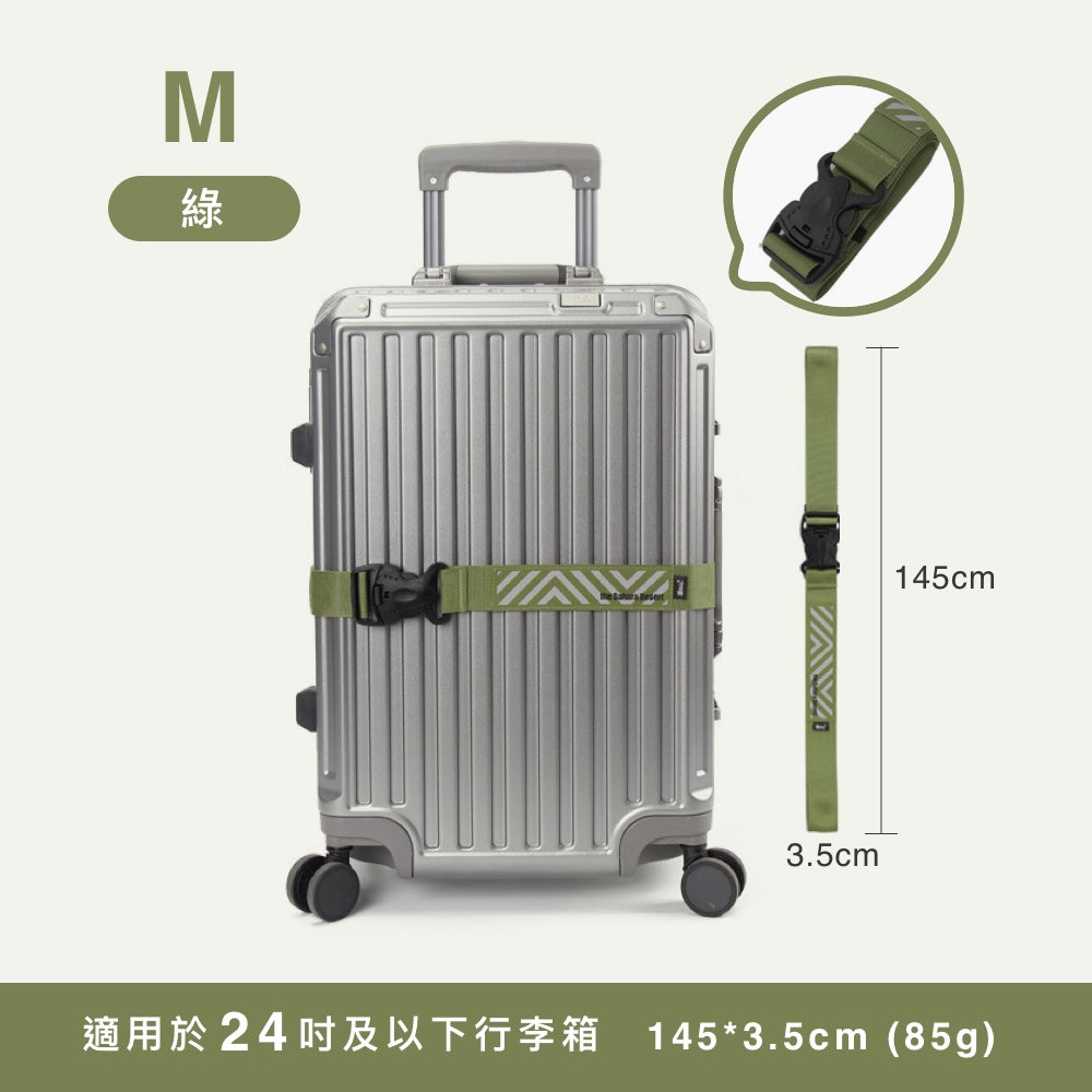 雙卡扣行李箱綁帶