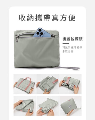 防潑水折疊行李袋