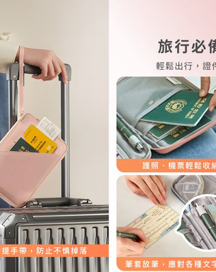 RFID多夾層防盜護照包