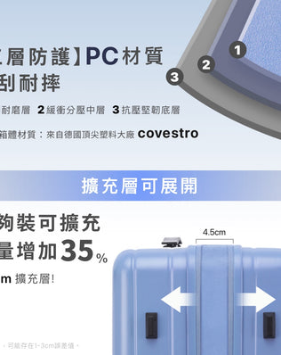 前開式煞車行李箱