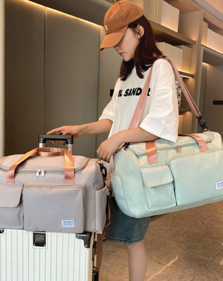 防潑水折疊行李袋